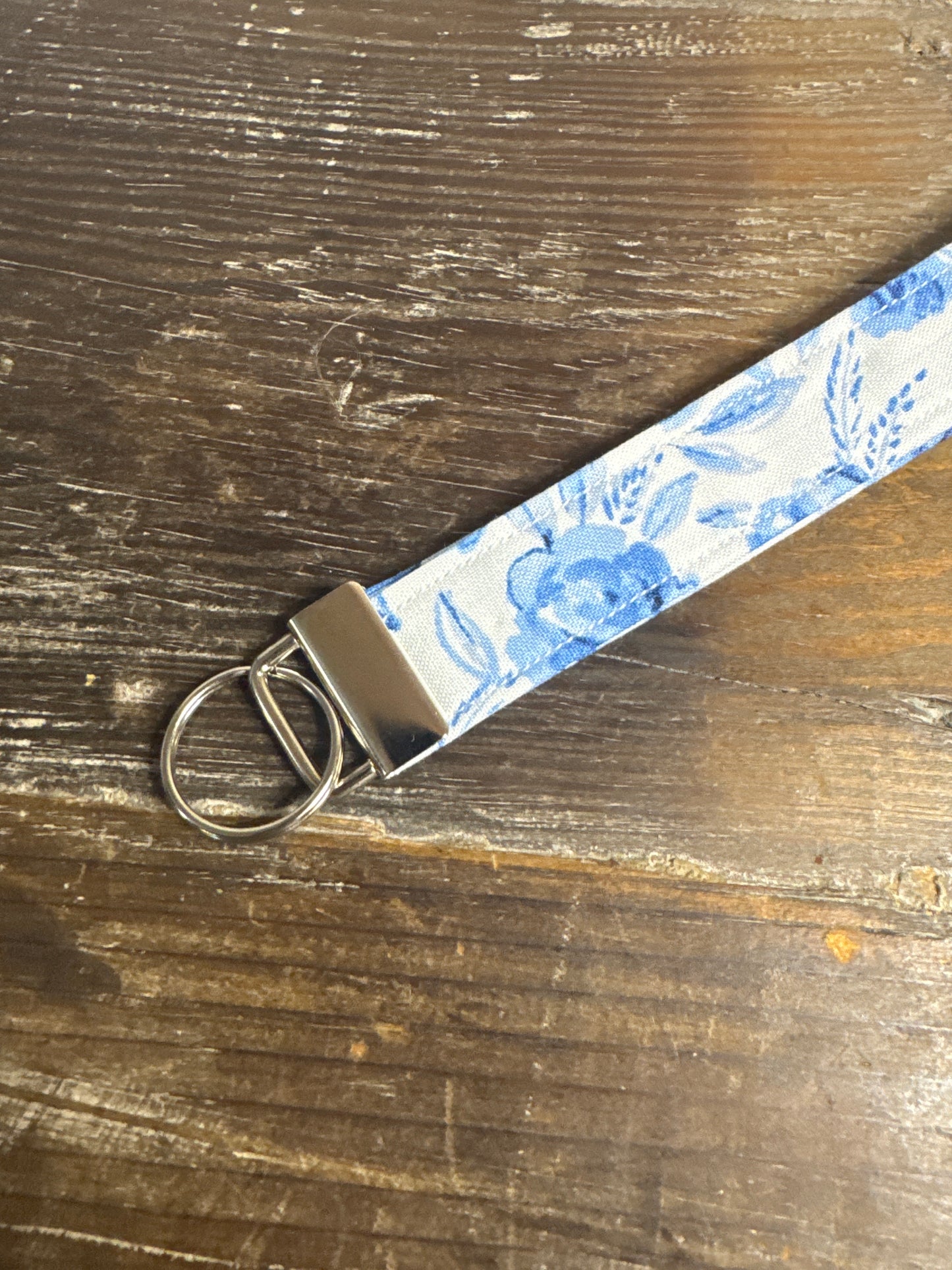 Blue Rose Wristlet