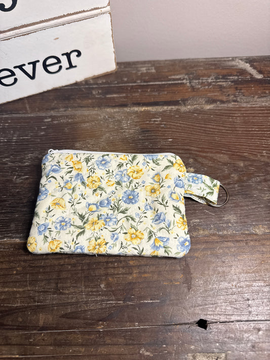 Yellow & Blue Daisy Wallet