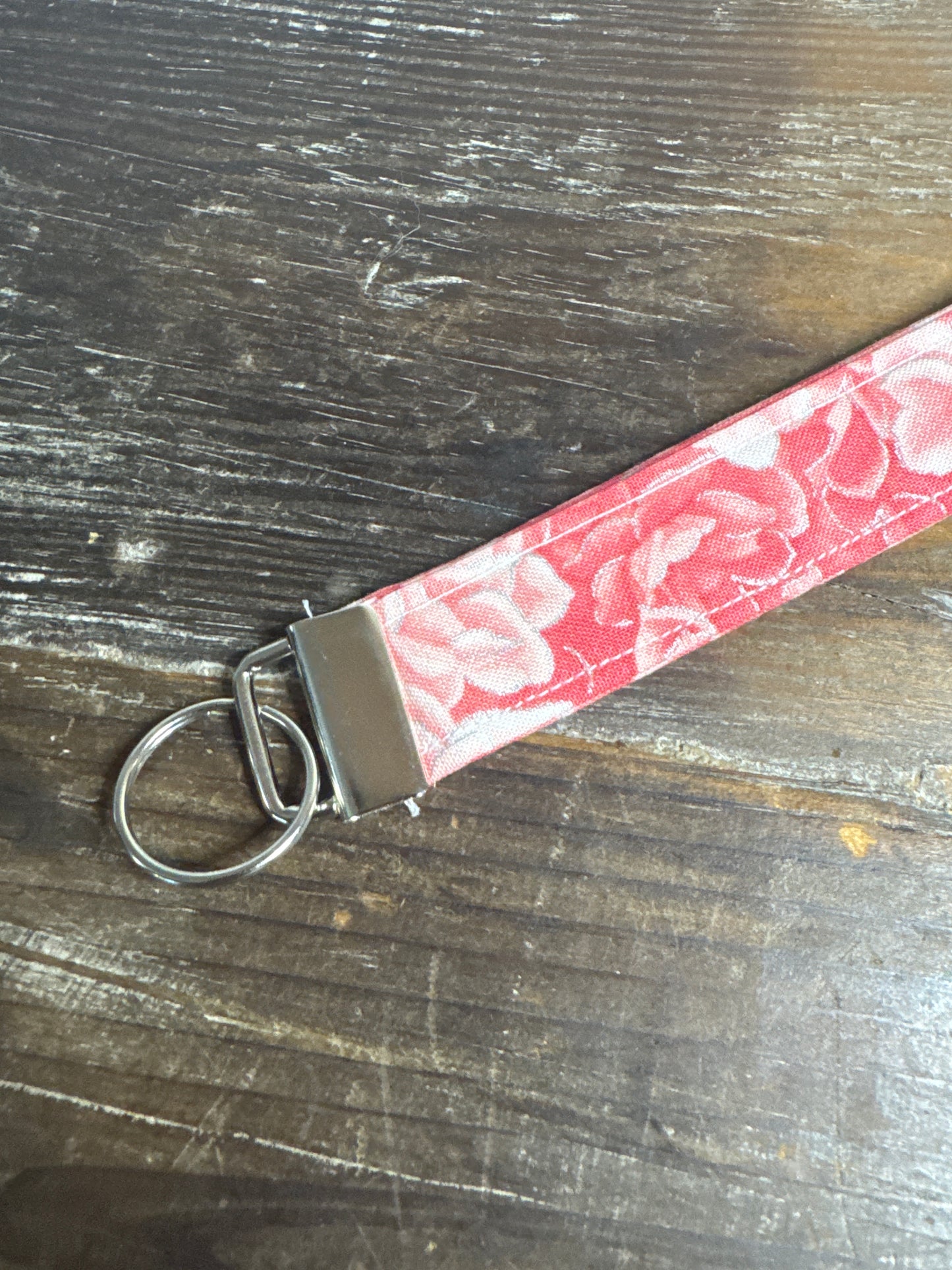 Peach Rose Wristlet