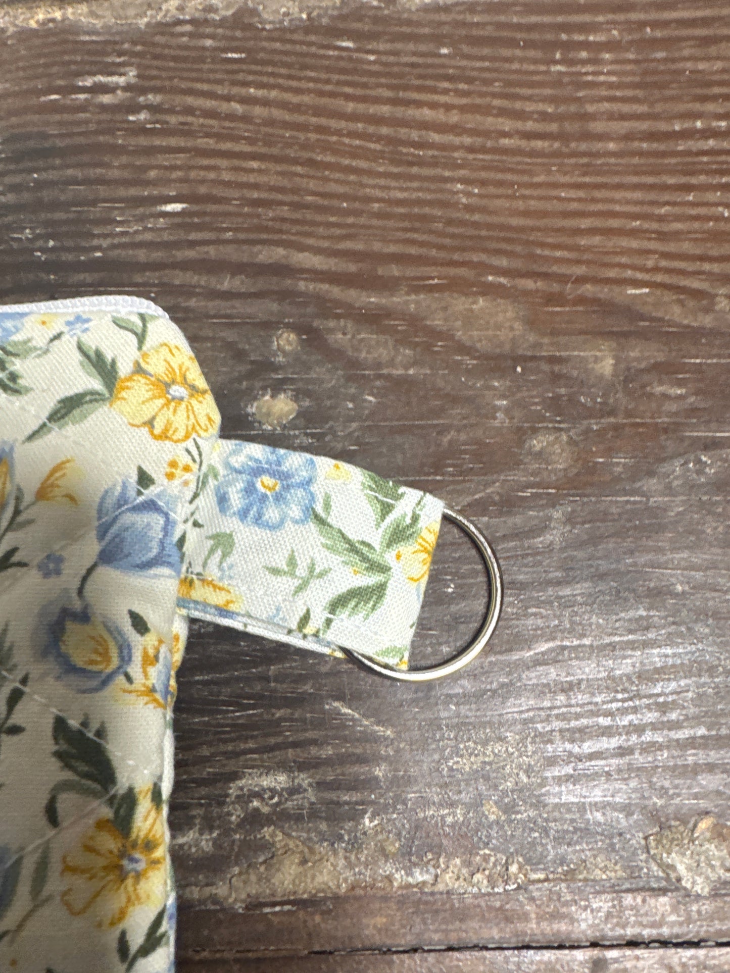 Yellow & Blue Daisy Wallet