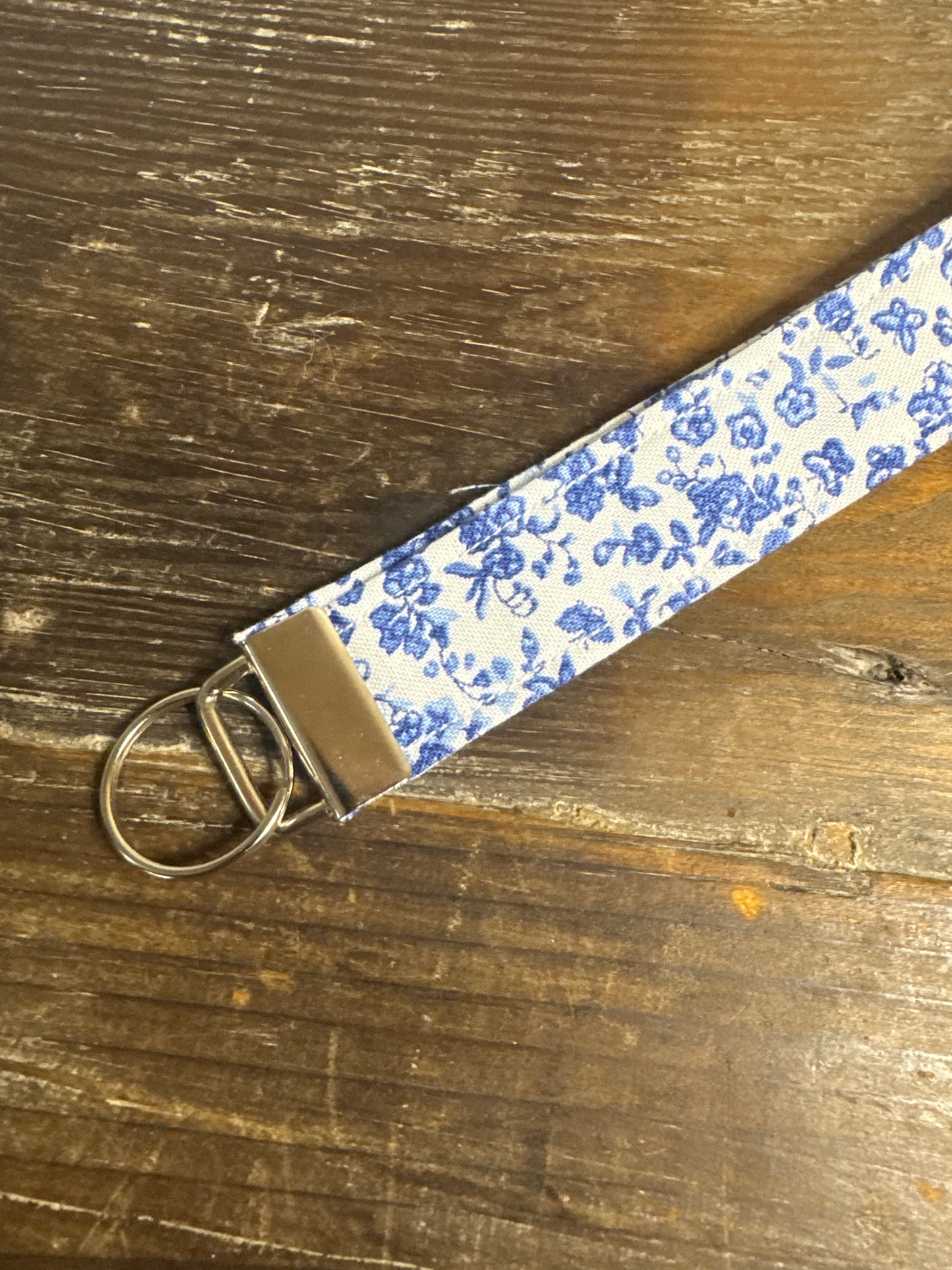 Ditzy Blue Wristlet