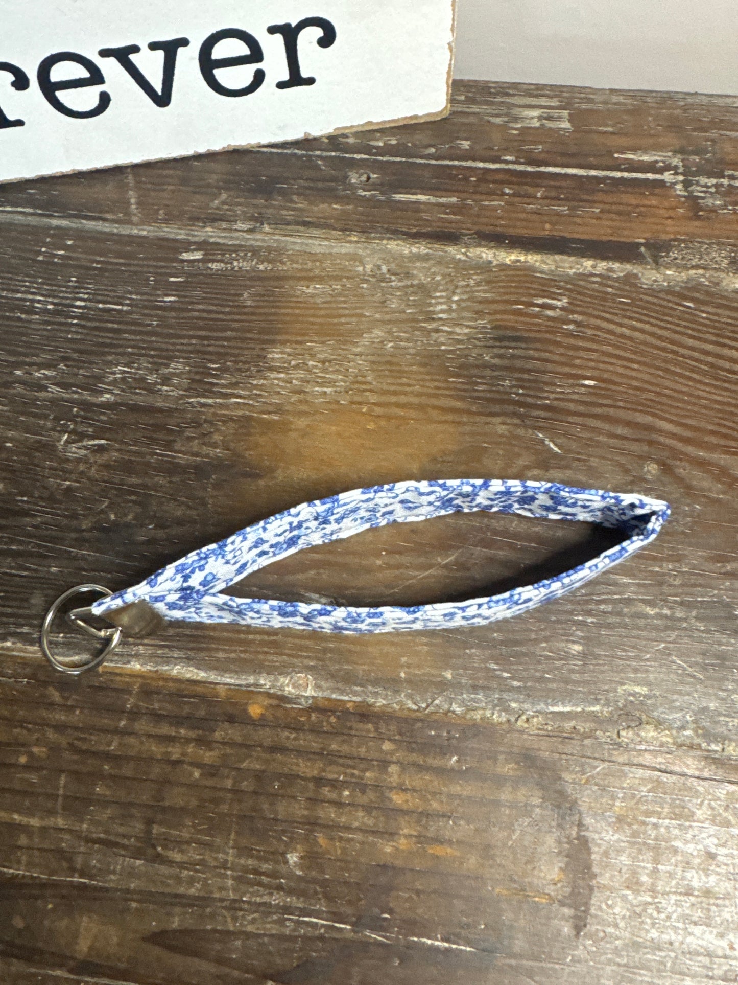 Ditzy Blue Wristlet