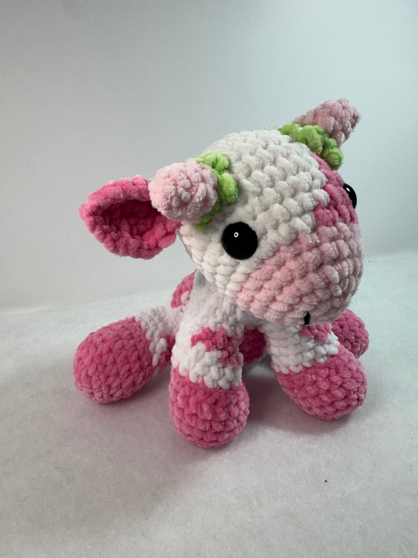Sitting Stella Strawberry Cow