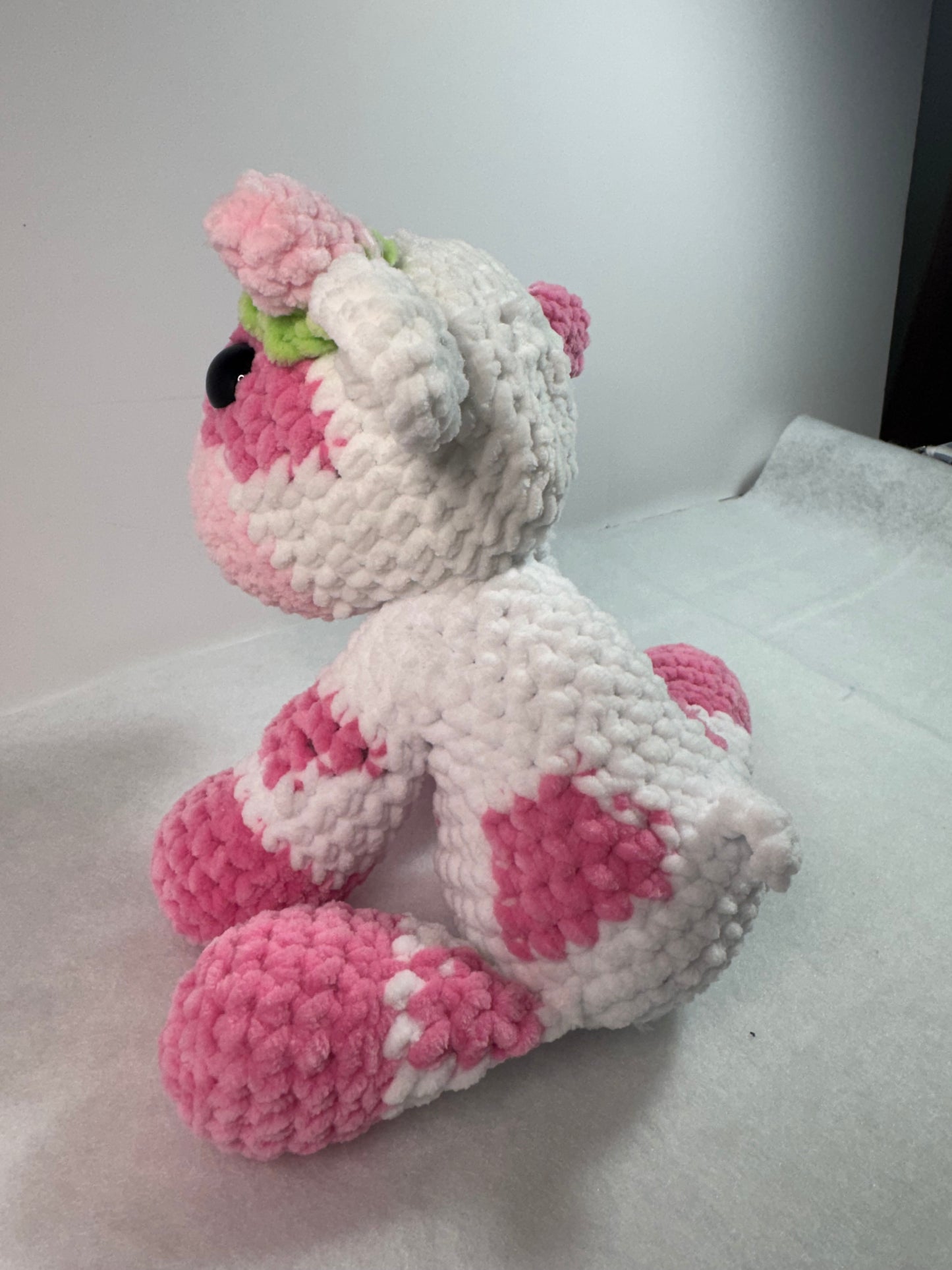 Sitting Stella Strawberry Cow