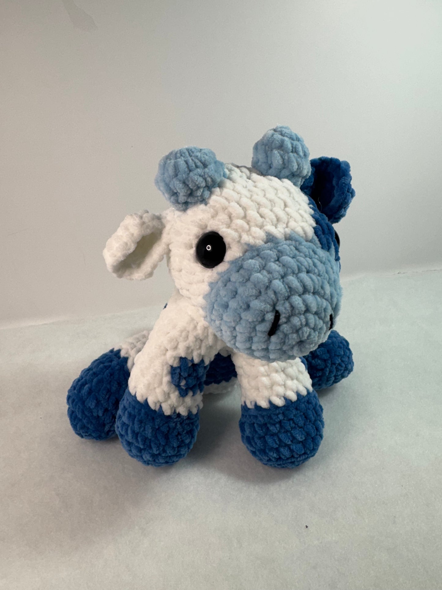 Sitting Beatrix Blueberry Cow